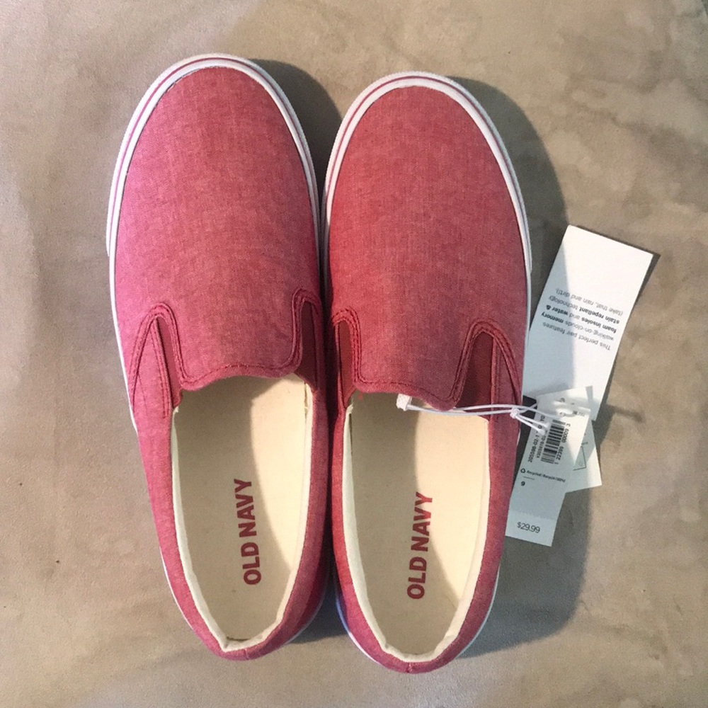 Red Men’s Slip on Shoes